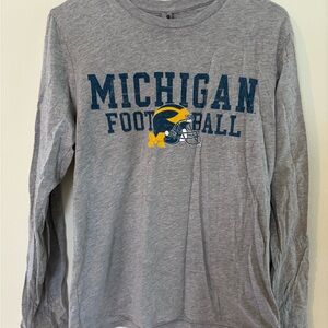 Next Level Apparel Gray Long Sleeve Tee